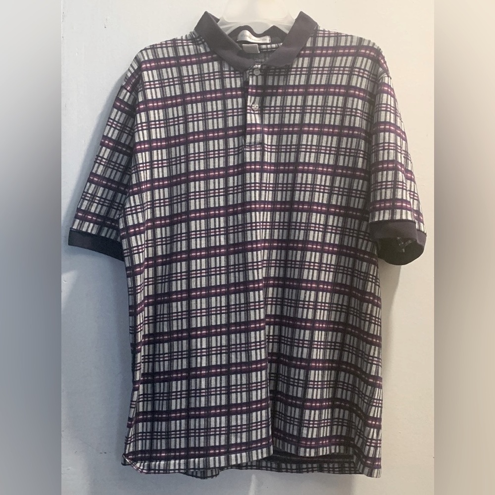 Munsingwear Penguin Purple Flannel Polo collar shirt